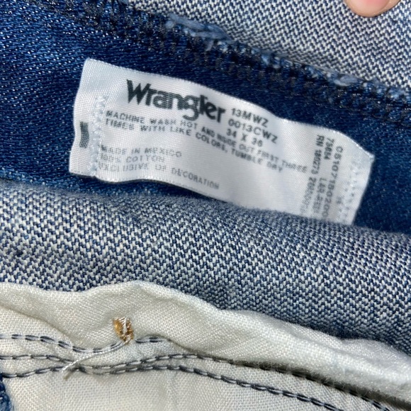 Vintage Wrangler Dark Wash High Waist Straight Leg Jeans - Picture 10 of 11